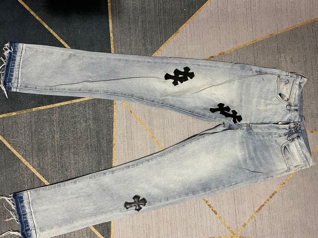 Chrome Hearts jeans, Men's Fashion 