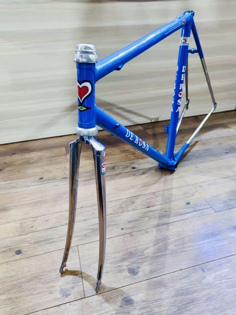 De Rosa Primato frameset Columbus steel with Campagnolo headset