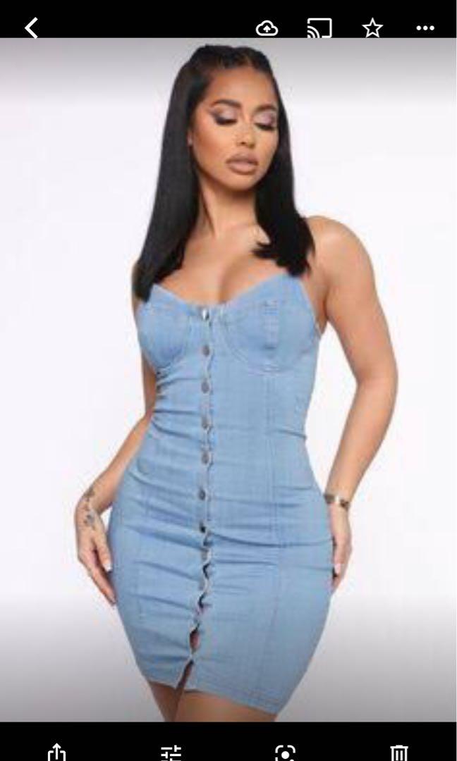 bodycon denim dress
