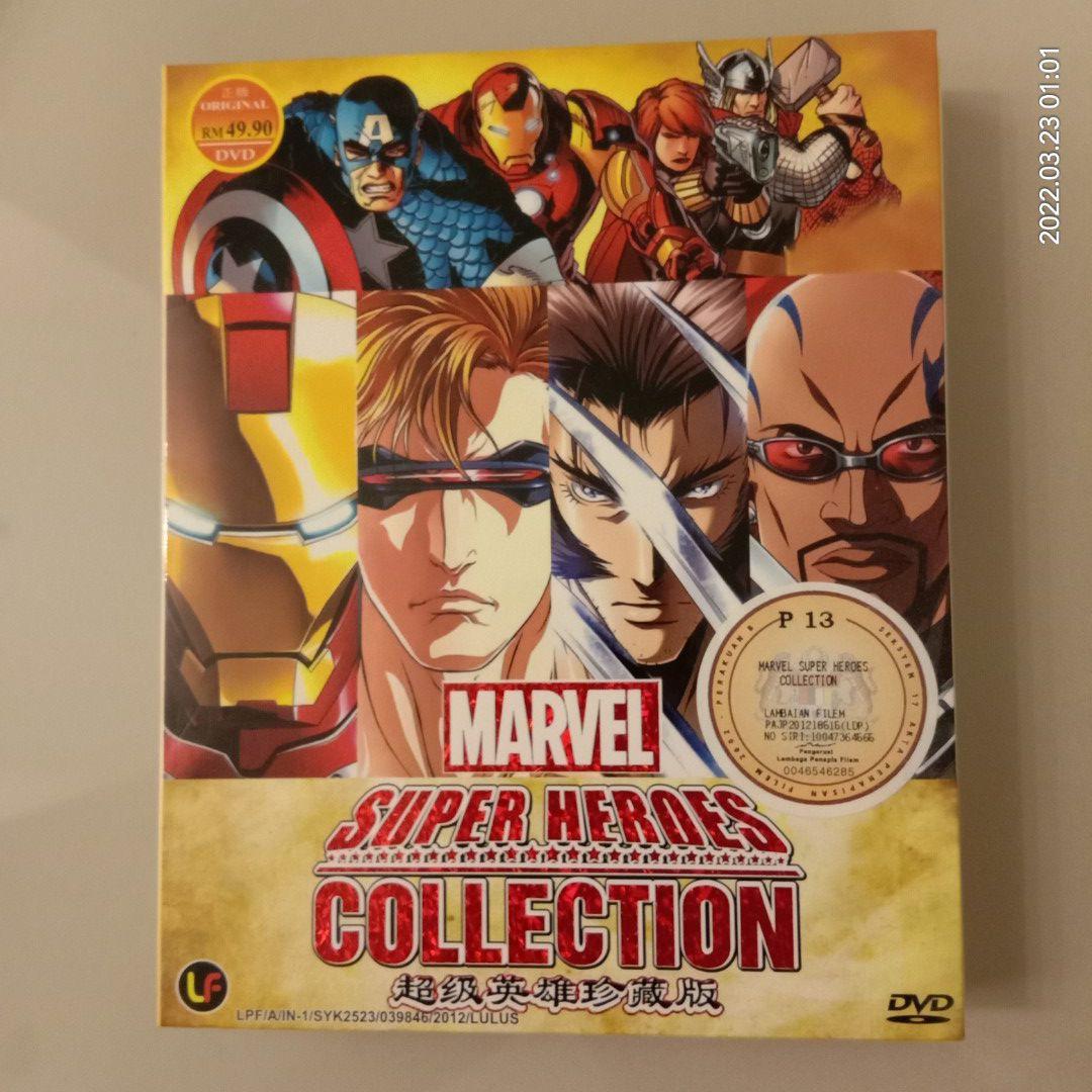 DVD Marvel Anime Super Heroes Collection (IronMan, X-Men, Wolverine,  Blade), Hobbies & Toys, Music & Media, CDs & DVDs on Carousell