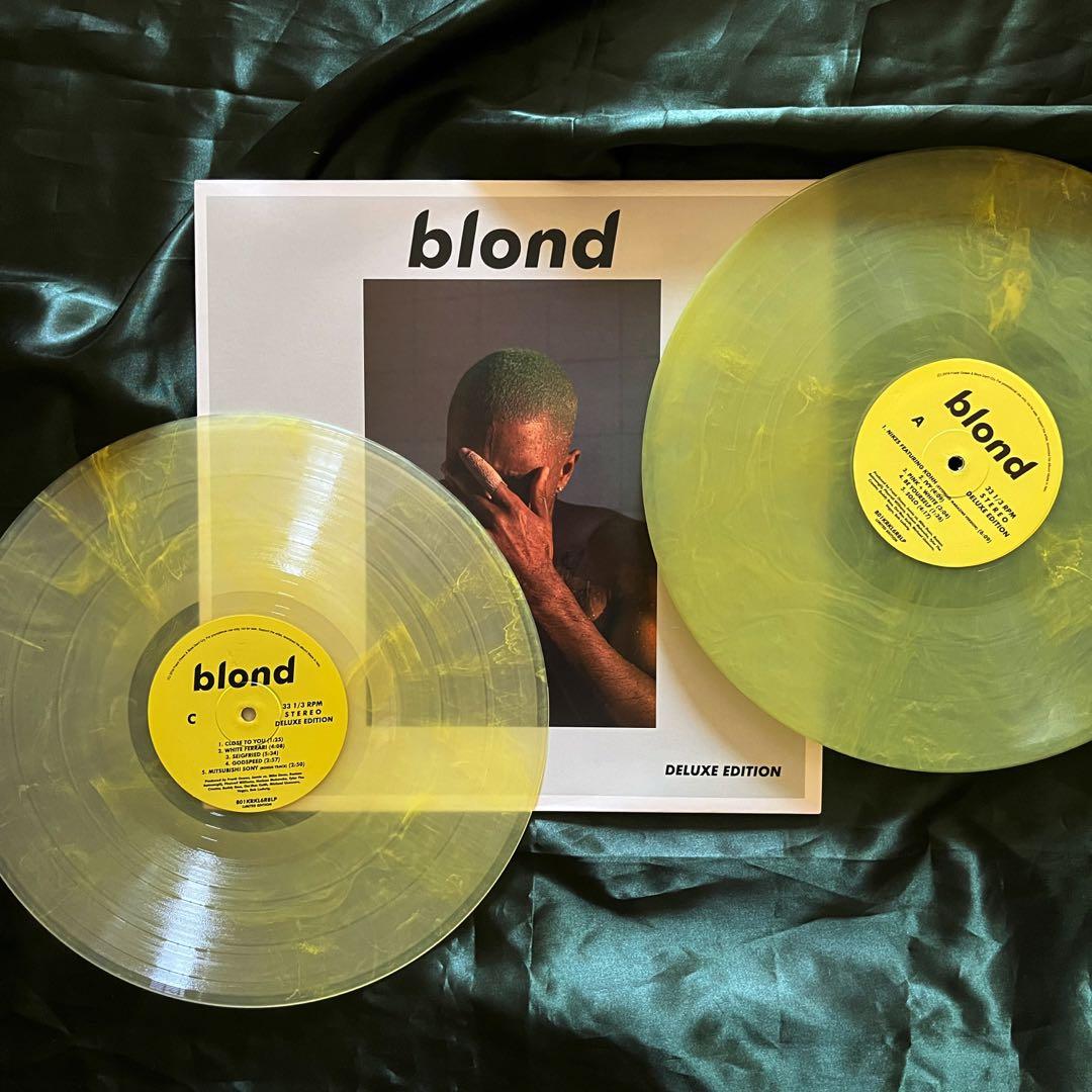 Frank Ocean - Blonde Unofficial Release Yellow Marble Vinyl LP, Hobbies ...