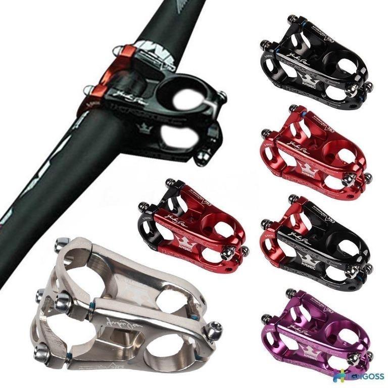 FREE Aluminum Short Stem 50mm MTB XC AM Bike Bicycle Handlebar Stem 28.6 31.8mm Ultra light