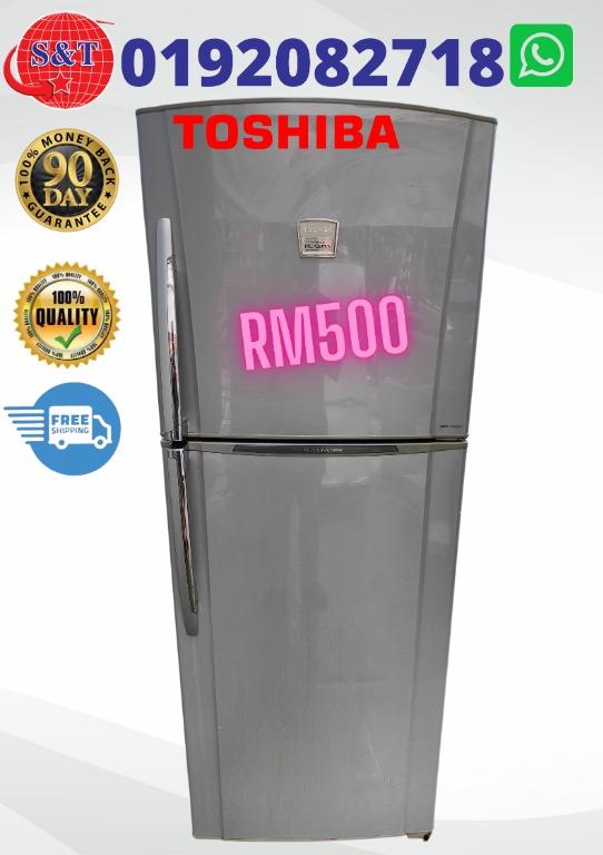 FRIDGE DOUBLE DOOR TOSHIBA HYBRID, TV & Home Appliances, Kitchen