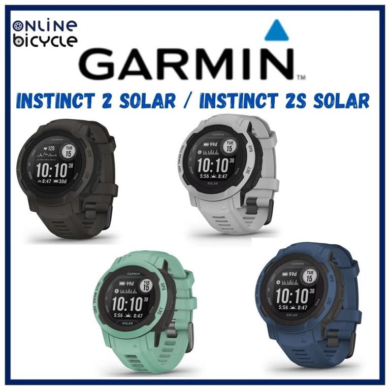 Garmin Instinct 2 Solar / Instinct 2S Solar (Graphite / Mist Grey / Tidal  Blue / Neo Tropic) For Exercise, Mobile Phones & Gadgets, Wearables & Smart  Watches on Carousell