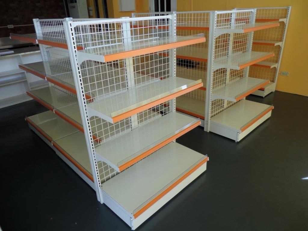 Grocery Type Gondola Racks Heavy Duty, Furniture & Home Living ...