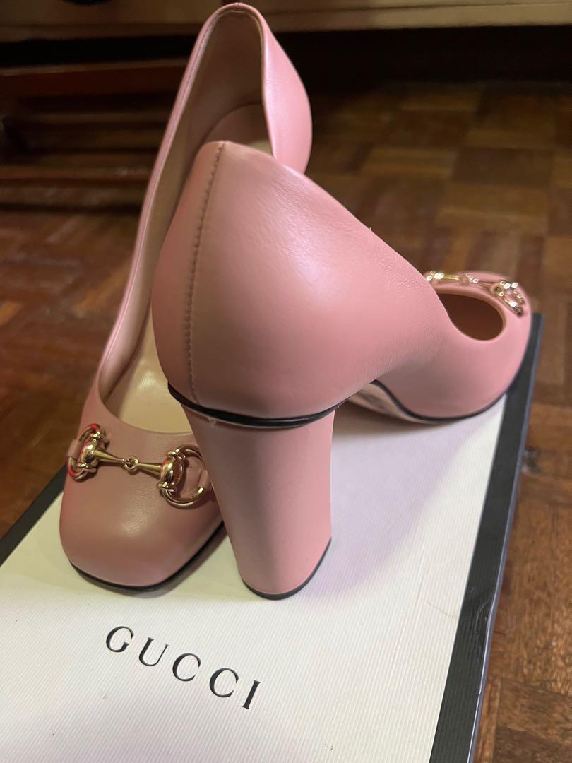 Gucci pink heels new arrivals