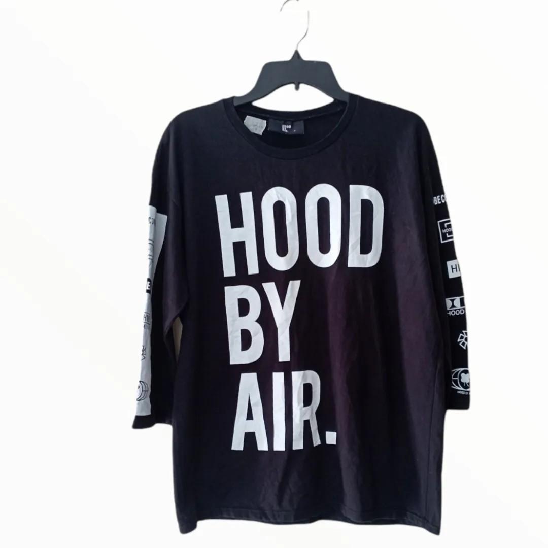 Hood By Air Shirt, Fesyen Pria, Pakaian 