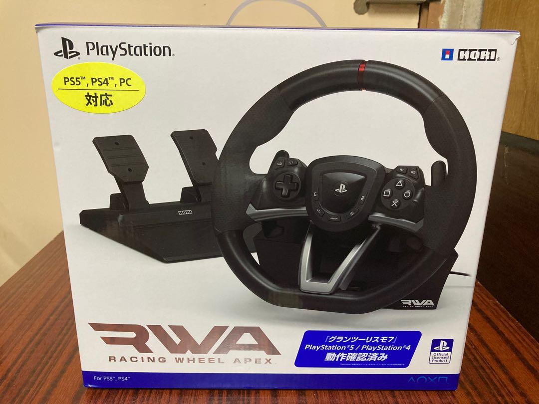 PC/PS5/PS4 Hori RWA Racing Wheel Apex 賽車方向盤, 電子遊戲, 遊戲機配件, 手掣- Carousell