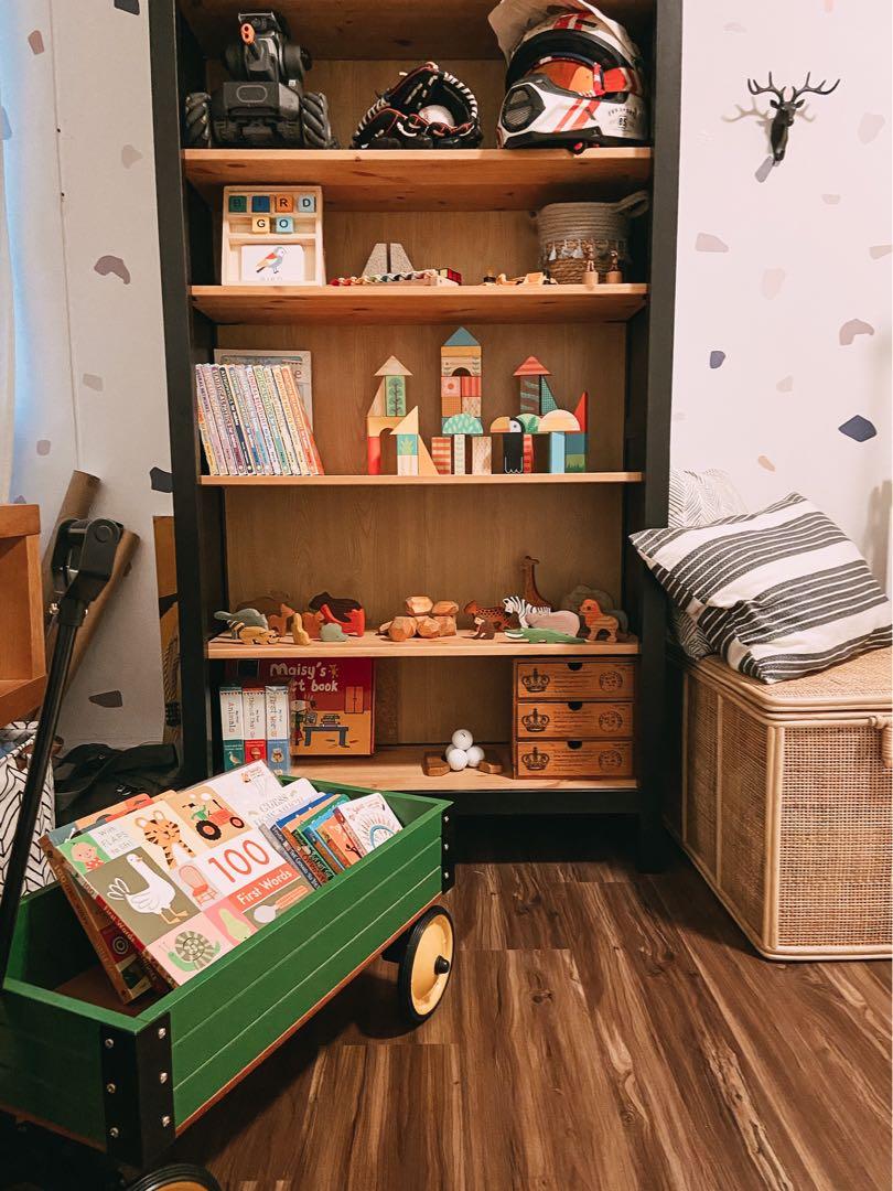 Ikea hemnes top bookcase black brown