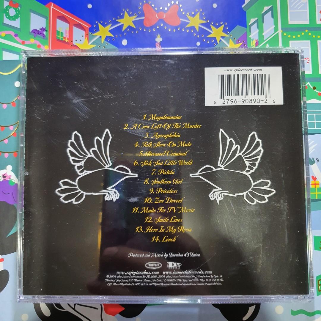 Incubus - A Crow left ot the murder.. - CD Mint (Category: CDs & DVDs) located in Quezon City. Submitted by serefrenpaz (Listing ID 1150717494, Image 2). Description: Good Day Buyers. Here are the payment options GCash - 09164862096 Bank Deposit - BPI, BDO, Unionbank, Landbank Palawan, Cebuana Meet Up - McDo Kamias, Jolibee Anonas Kamias Intersection or KFC Anonas Delivery Options JRS - +120 Pesos shipping cost for JRS within Metro Manila, +140 t