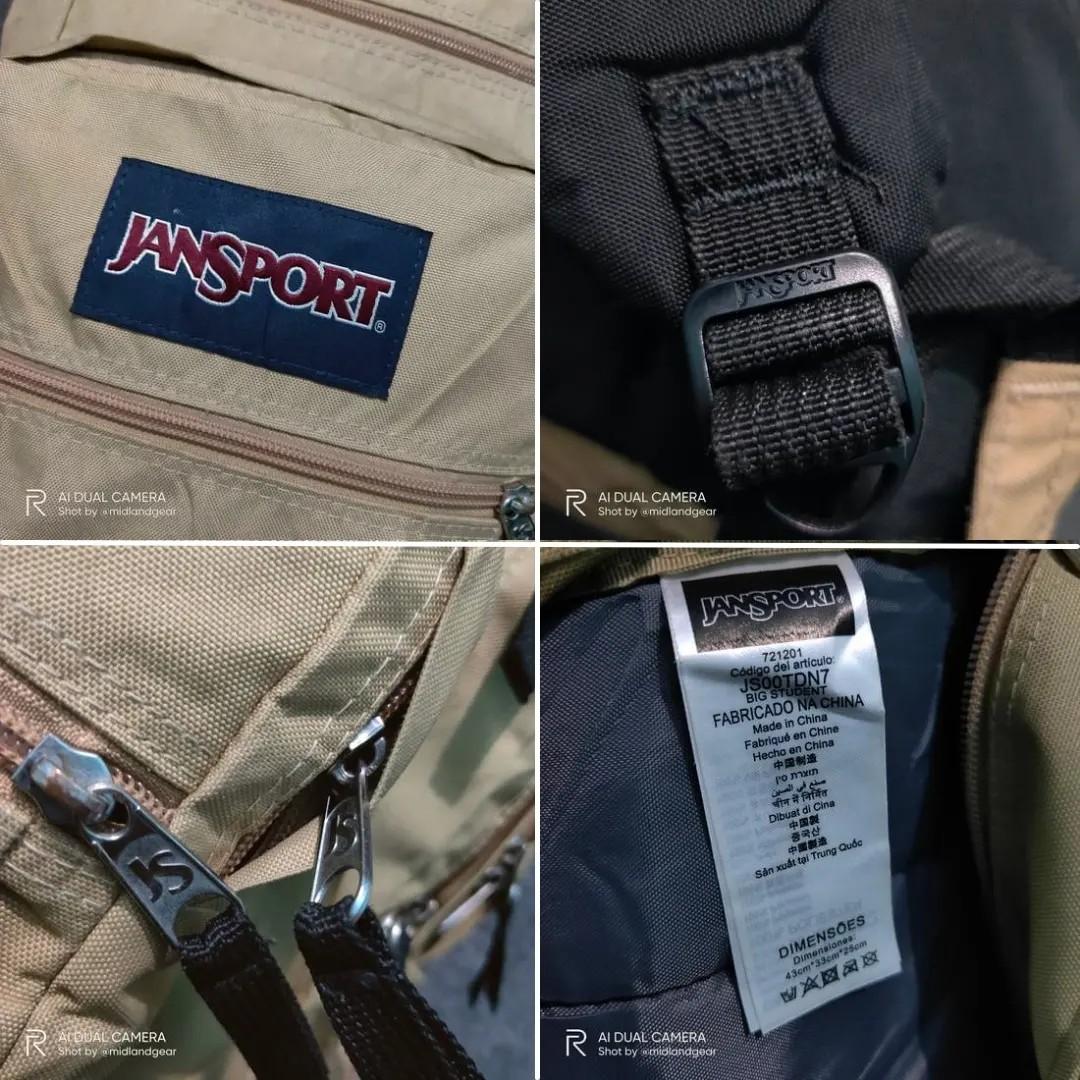 Jansport Big Student Backpack Jansport Spiderman, Fesyen Pria, Tas