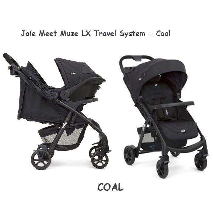 Joie Muze lx Travel System coal Babies Kids Going Out