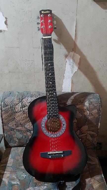 Kessler guitar red Hobbies Toys Music Media Musical