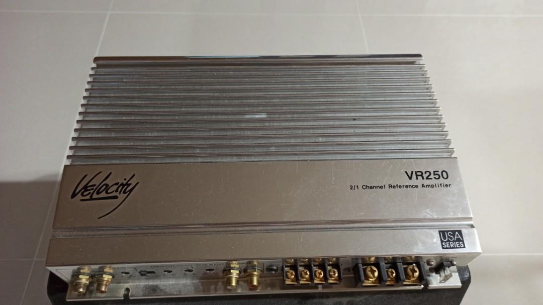 Kickers 10 inch Subwoofer and Velocity 2 channel Amp., Car Accessories