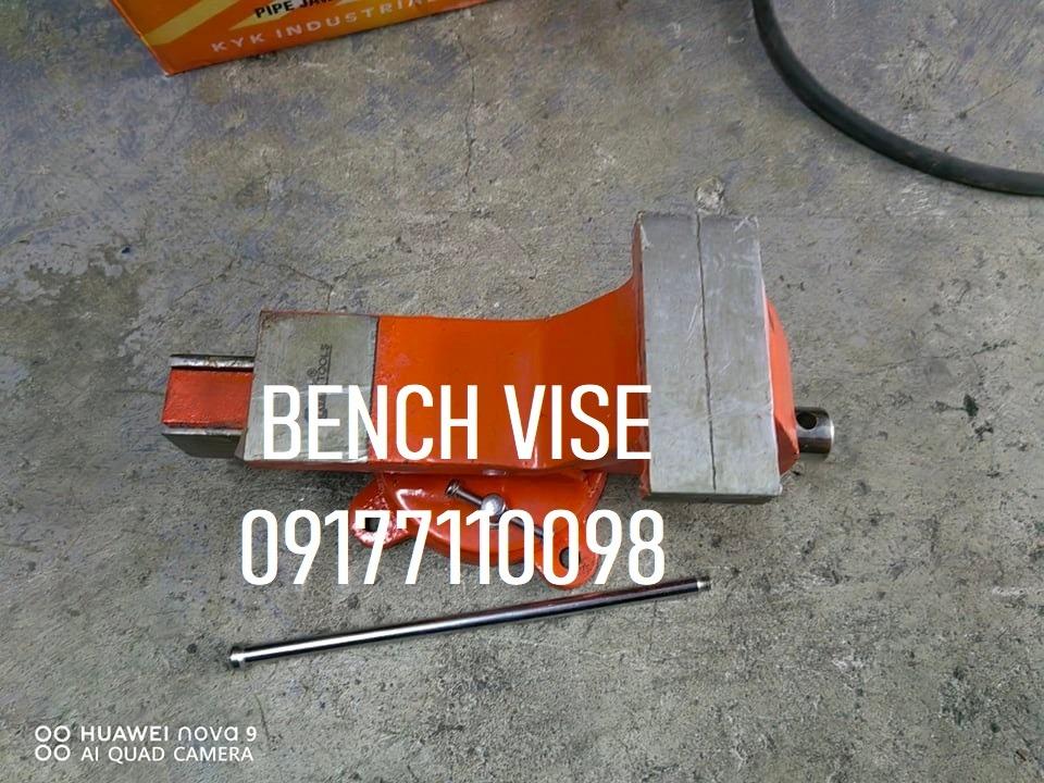 KYK Bench Vise (Category: Construction Tools & Equipment) located in Manila. Submitted by joeyroque09 (Listing ID 1150659039, Image 3). Description: TAKEZO INDUSTRIAL SUPPLY Location: Mayhaligue St. Abad Santos, Manila Waze: Takezo Industrial Supply (Tondo, Manila) Land mark: Uno High School 126 Medicion 2B, Imus, Cavite Waze: Takezo Industrial Supply (Imus, Cavite) Land mark: Sea Oil.