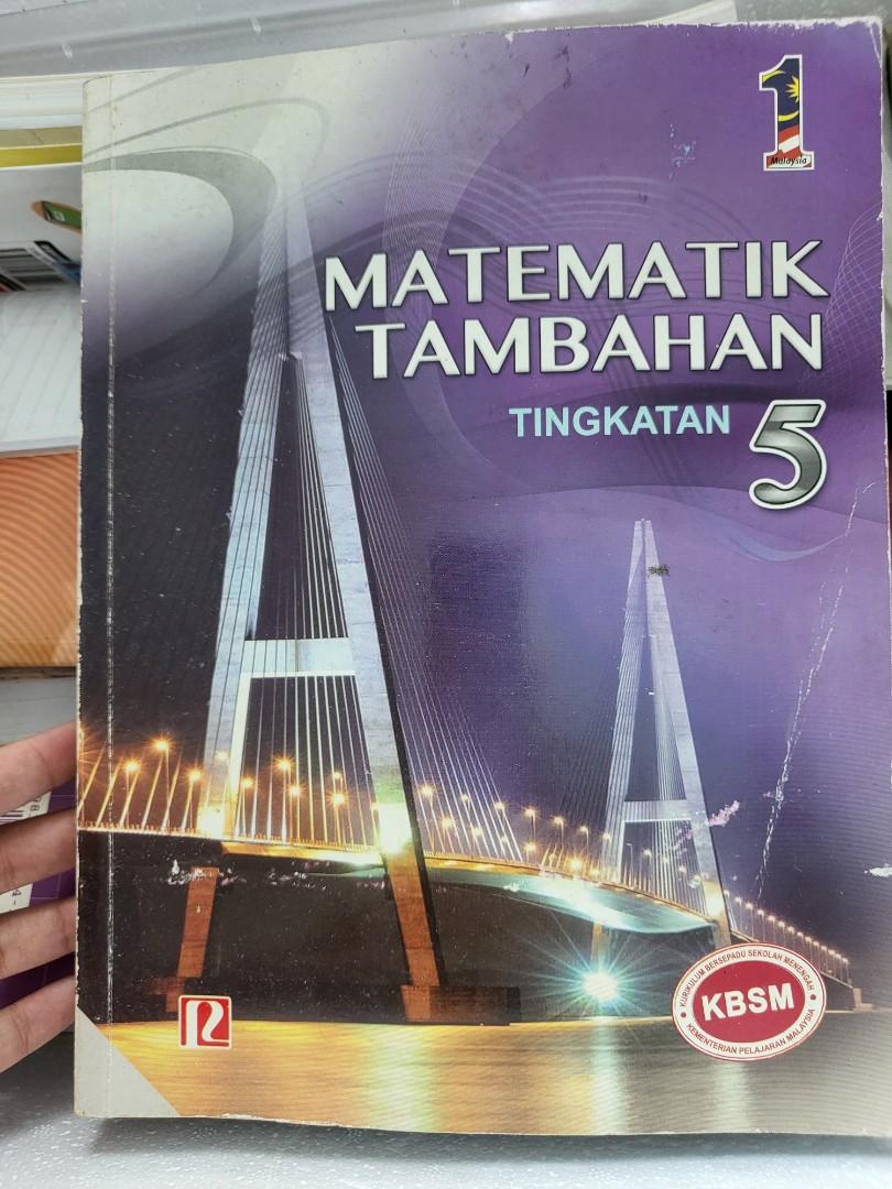 Buku teks matematik tambahan tingkatan 5