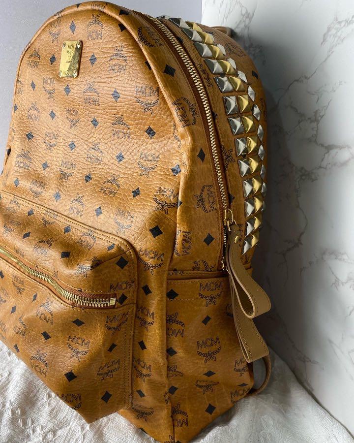 MCM Studded Backpack