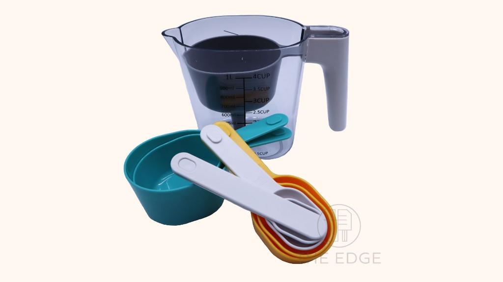 Measuring Cup with 1L Funnel (Category: Bakeware) located in Pasig City. Submitted by kitchenstarincorporated (Listing ID 1150668391, Image 1). Description: Measuring Cup 1L with Funnel.