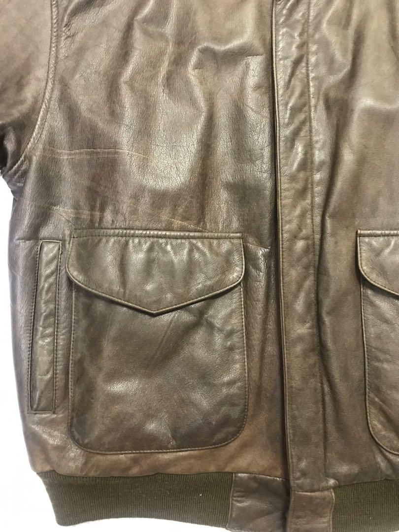 Mens Durkee s Express flight leather jacket Bomber Jacket Men s
