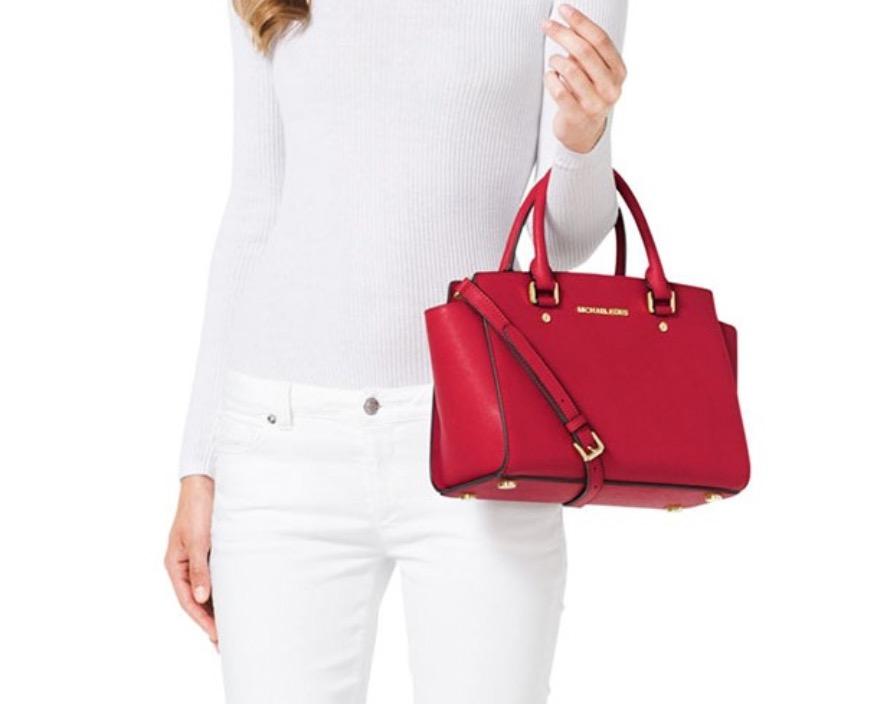 Mk selma saffiano shop