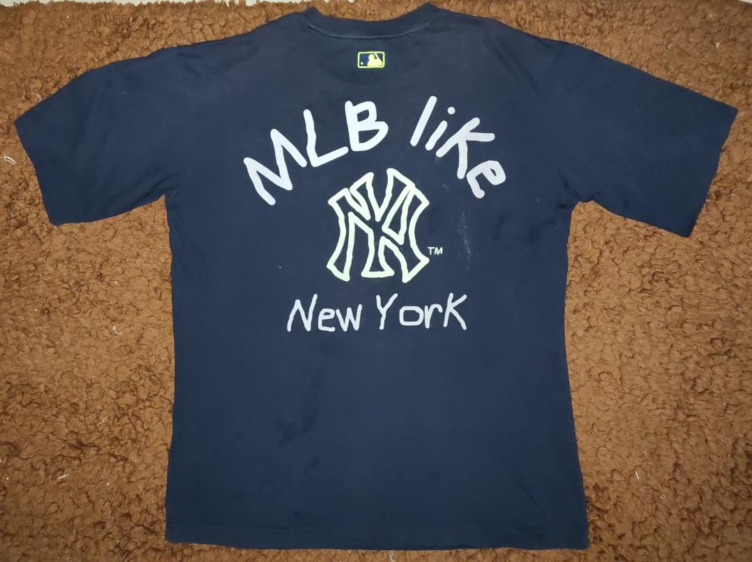 Áo MLB Like Back Logo Overfit Short Sleeve T New York Yankees 3ATSL102   Deestorevn