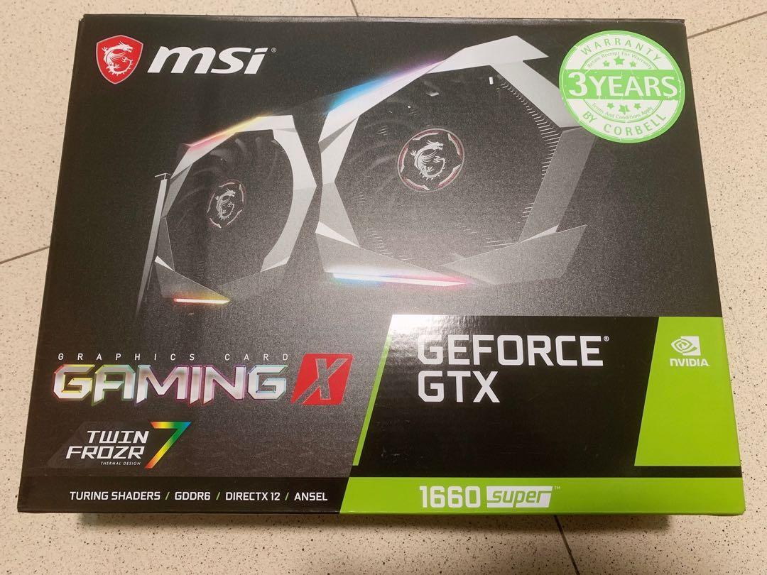 MSI Gaming X GTX 1660 Super