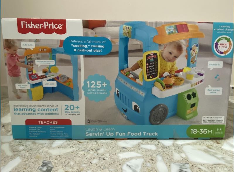 NEW Fisher Price Laugh and Learn Servin Up Fun Food Truck