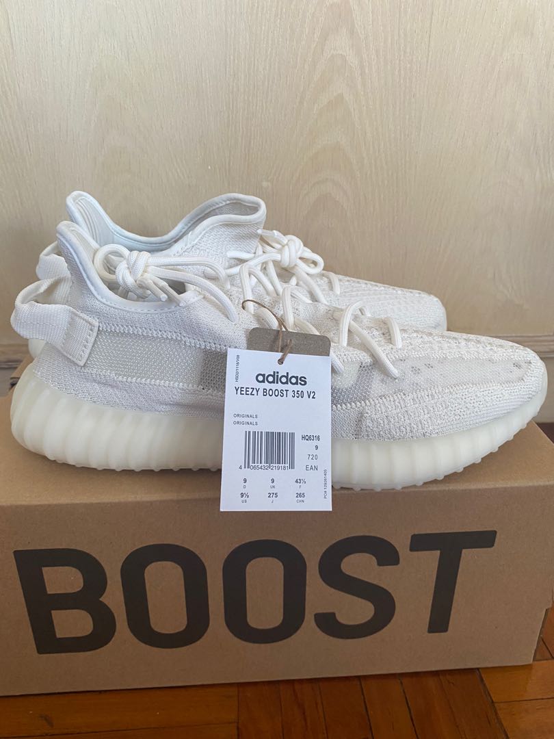 New Yeezy Boost 350 V2 Bone UK9, Men's Fashion, Footwear, Sneakers on  Carousell
