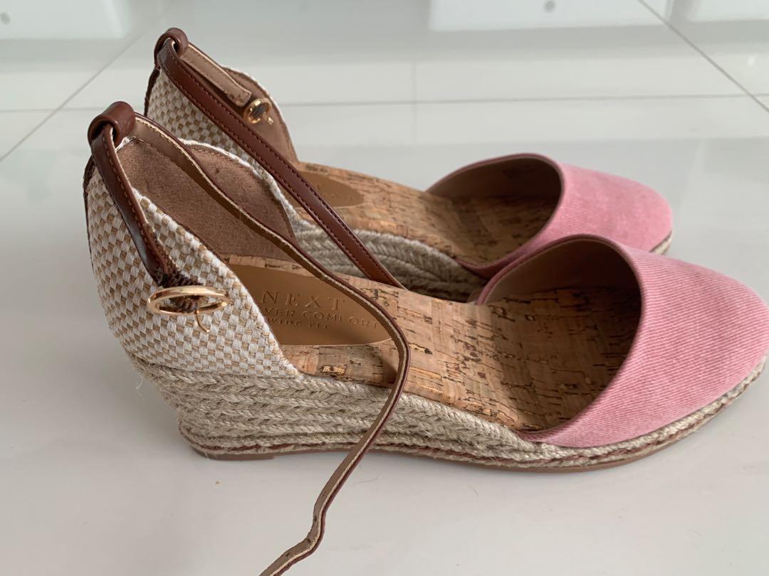 Next pink wedges online