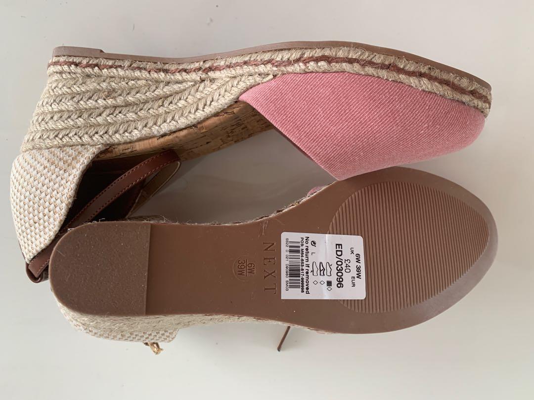 Next pink wedges sales