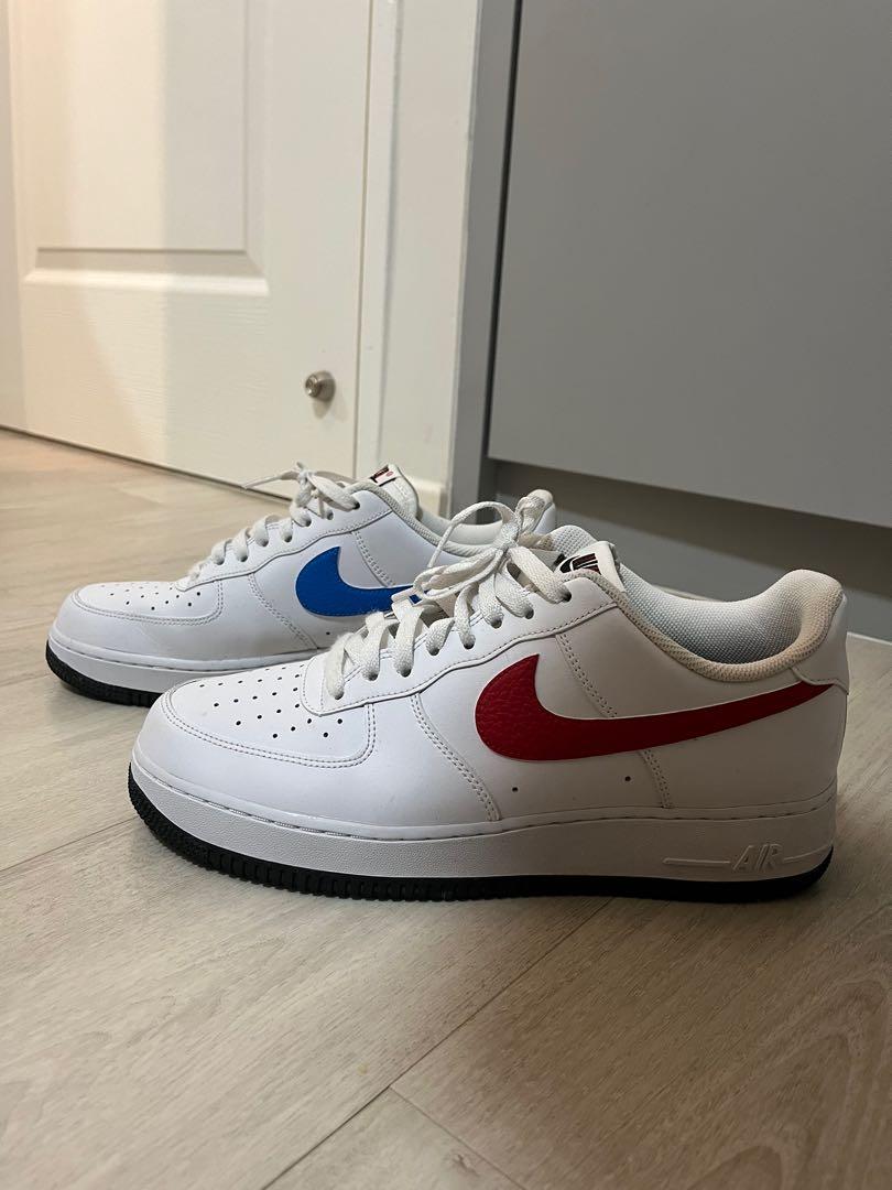 Nike Air Force One Blue Red