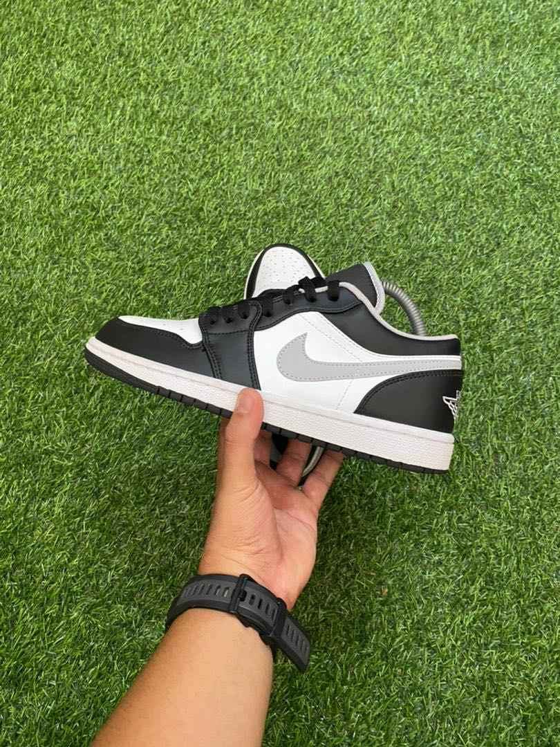 Nike Air Jordan 1 Low Black Medium Grey, Men's Fashion, Footwear, Sneakers  on Carousell