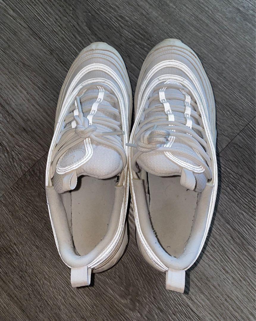Nike Air Max 97s OG Triple White Women s Fashion Footwear