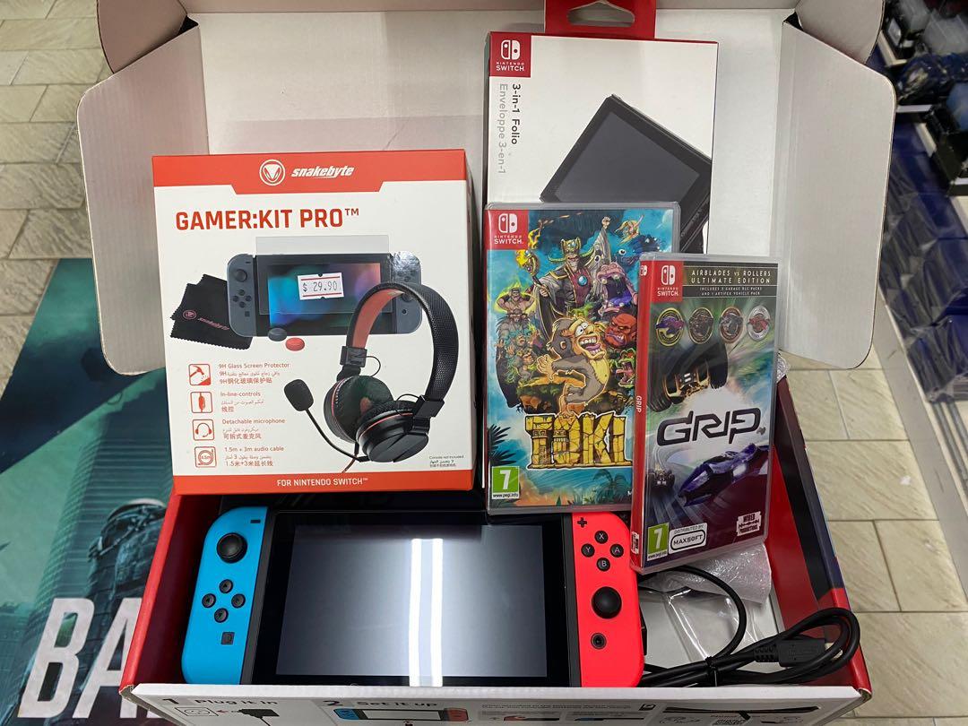 Nintendo Switch Neon Pre Own 2 BN Game 2BN Accessory Video