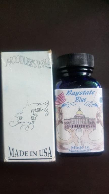 Noodler's Baystate Blue fountain pen ink, Hobbies & Toys, Stationary ...