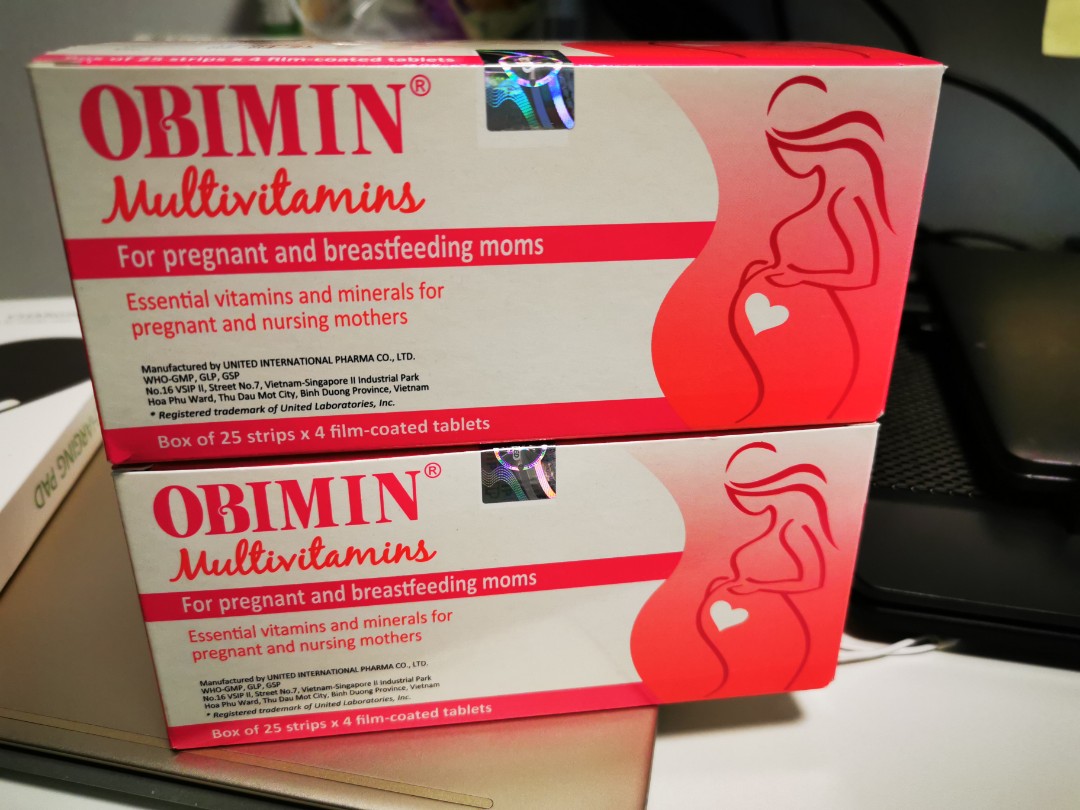 Obimin Multivitamin for pregnant & breastfeeding moms, brand new, 100