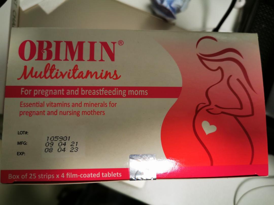 Obimin Multivitamin for pregnant & breastfeeding moms, brand new, 100