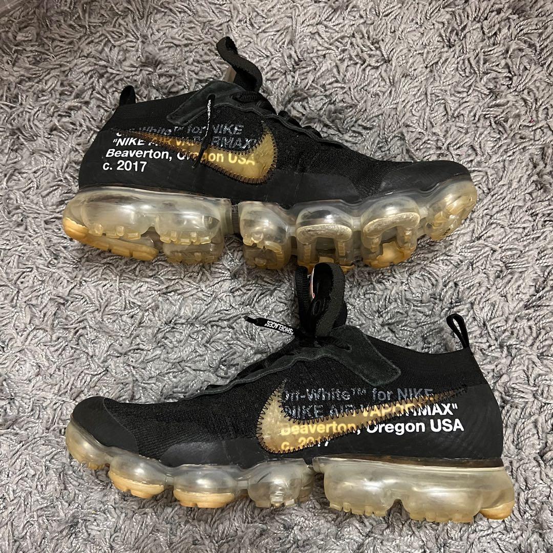 off white vapormax yellow
