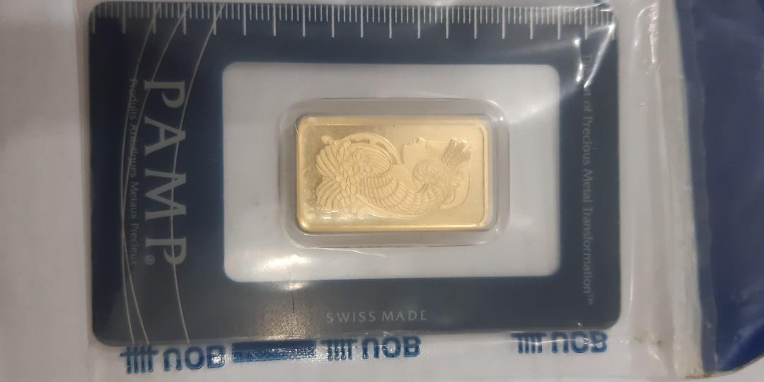 PAMP Gold Bar 20g (UOB packaging), Hobbies & Toys, Memorabilia