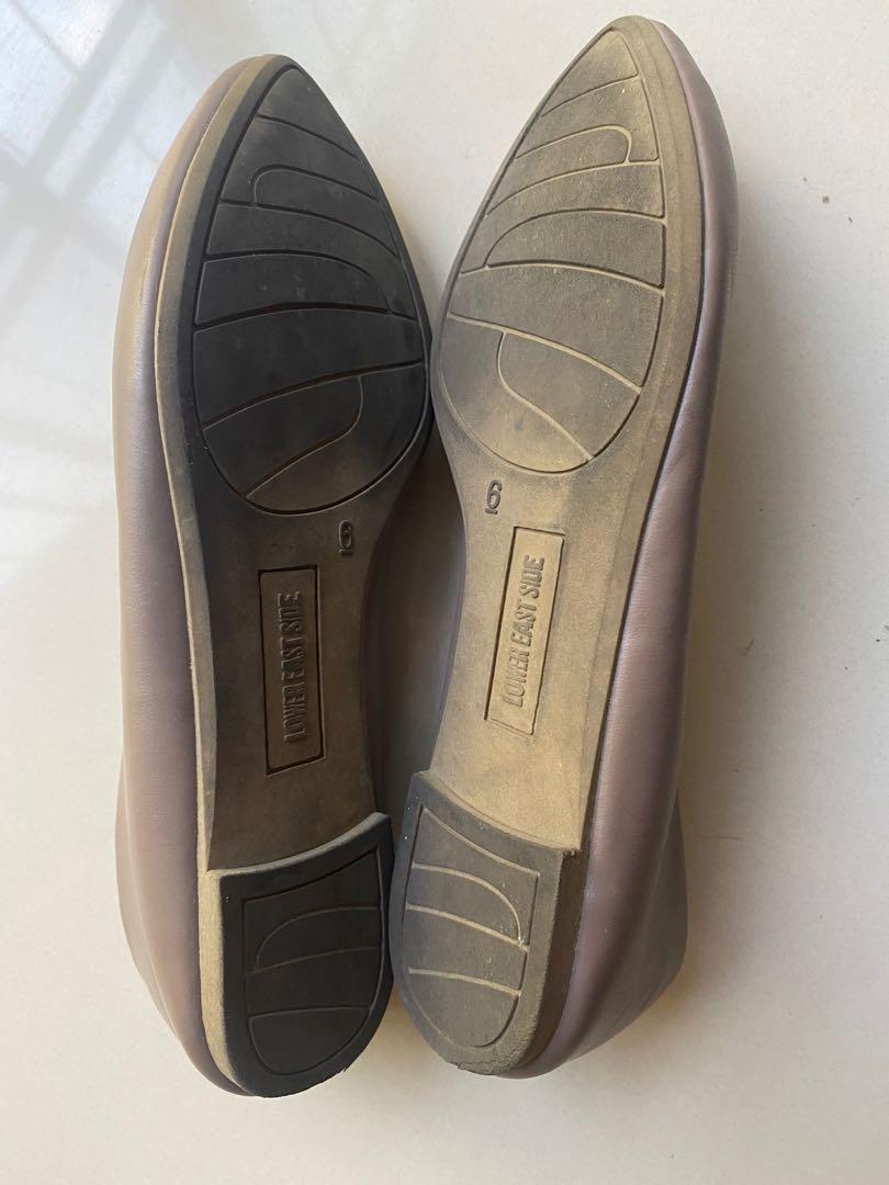 Grey flats payless top