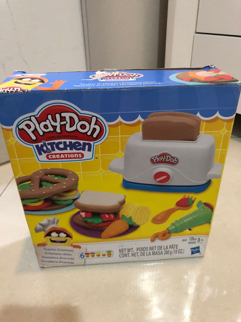 play doh kitchen creations toaster