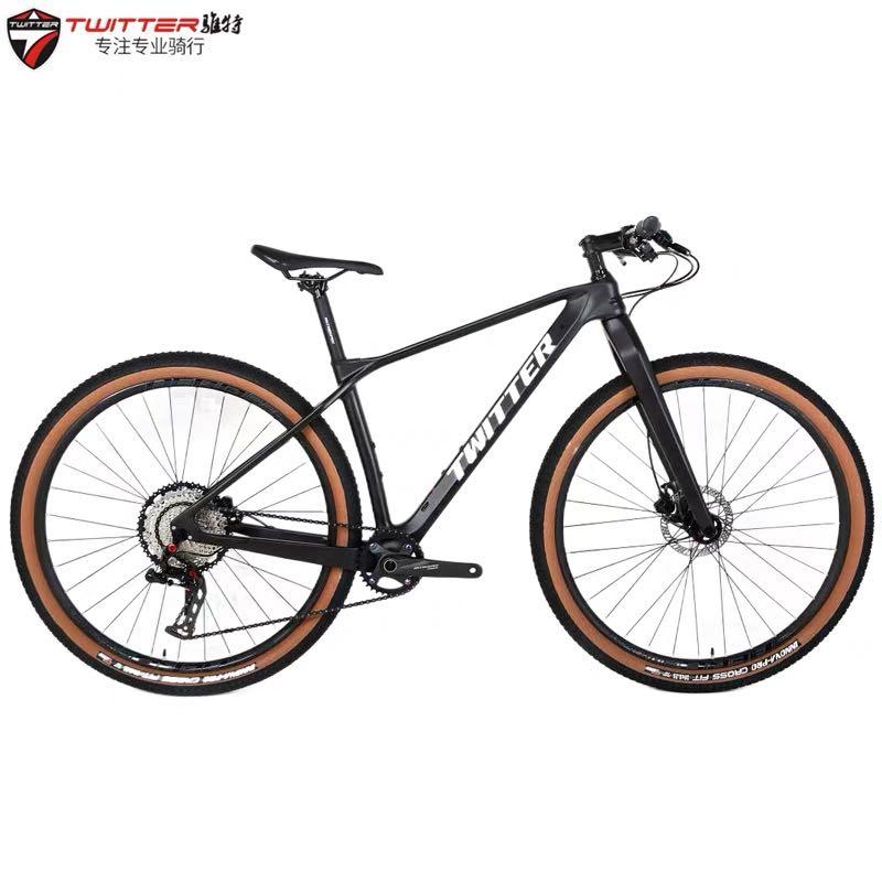 PO Twitter M6 latest carbon fibre mountain bike mountain trail outdoor hardtail suspension Mtb roadbike Retrospec shimano sram Sports Equipment Bicycles Parts Bicycles on Carousell