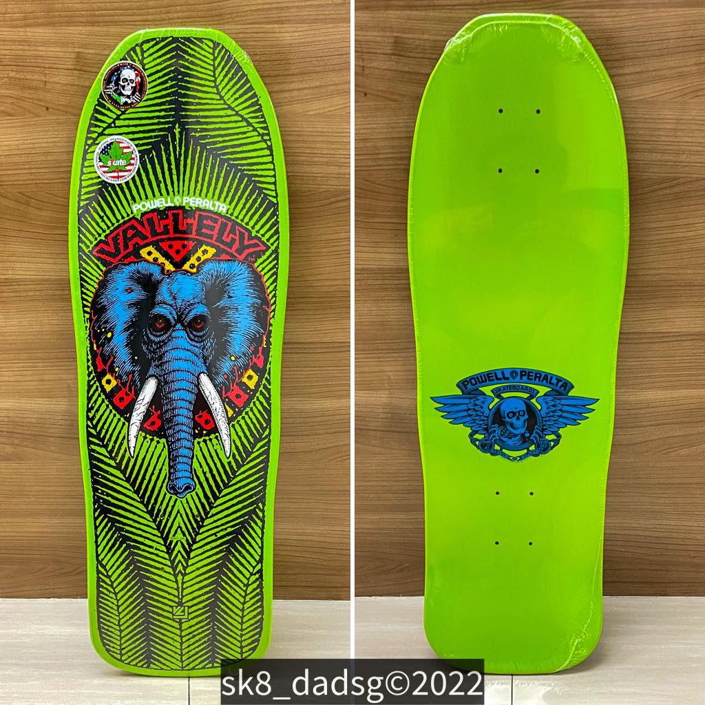 Powell Mike Vallely Elephant Reissue Skateboard, Sports ...
