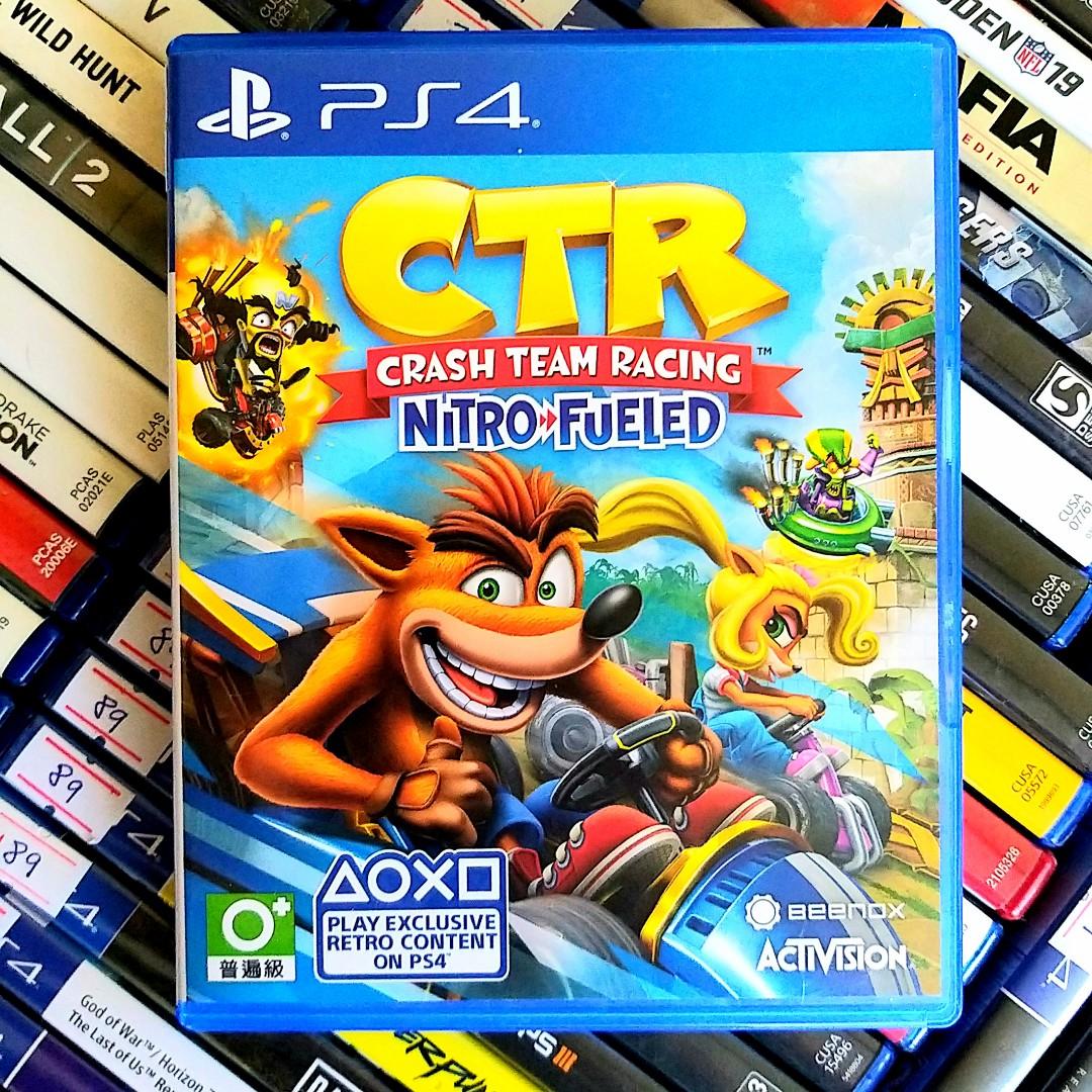 PS4 CTR Crash Team Racing Nitro Fueled R3 USED