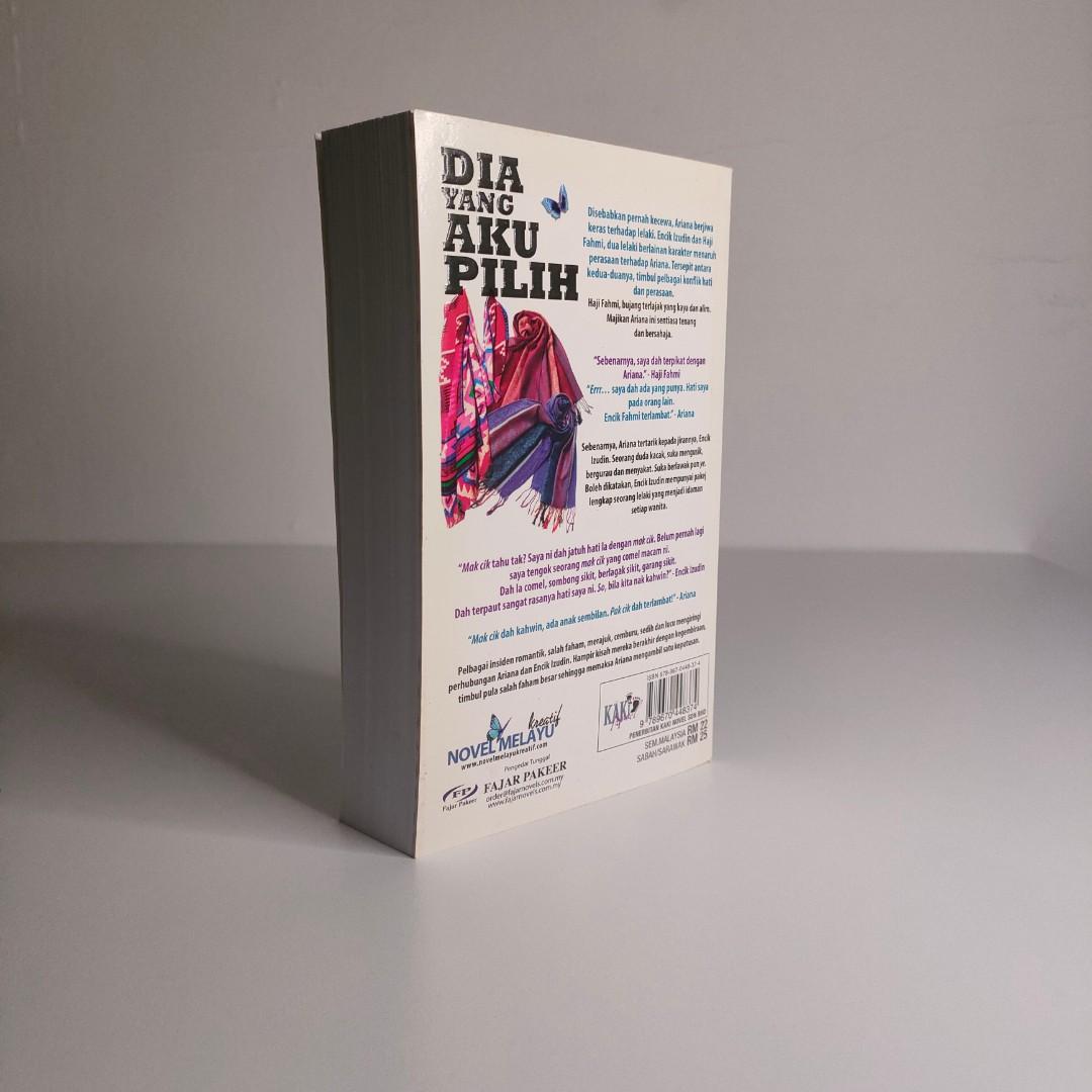 RAFINA MIMI ABDULLAH - Dia Yang Aku Pilih [Kaki Novel], Hobbies & Toys ...