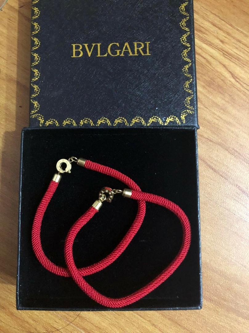 Bvlgari red bracelet 2025