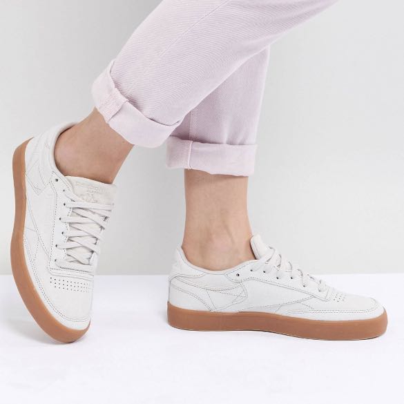 Reebok Classic Club C 85 Palm Springs Trainers In Grey