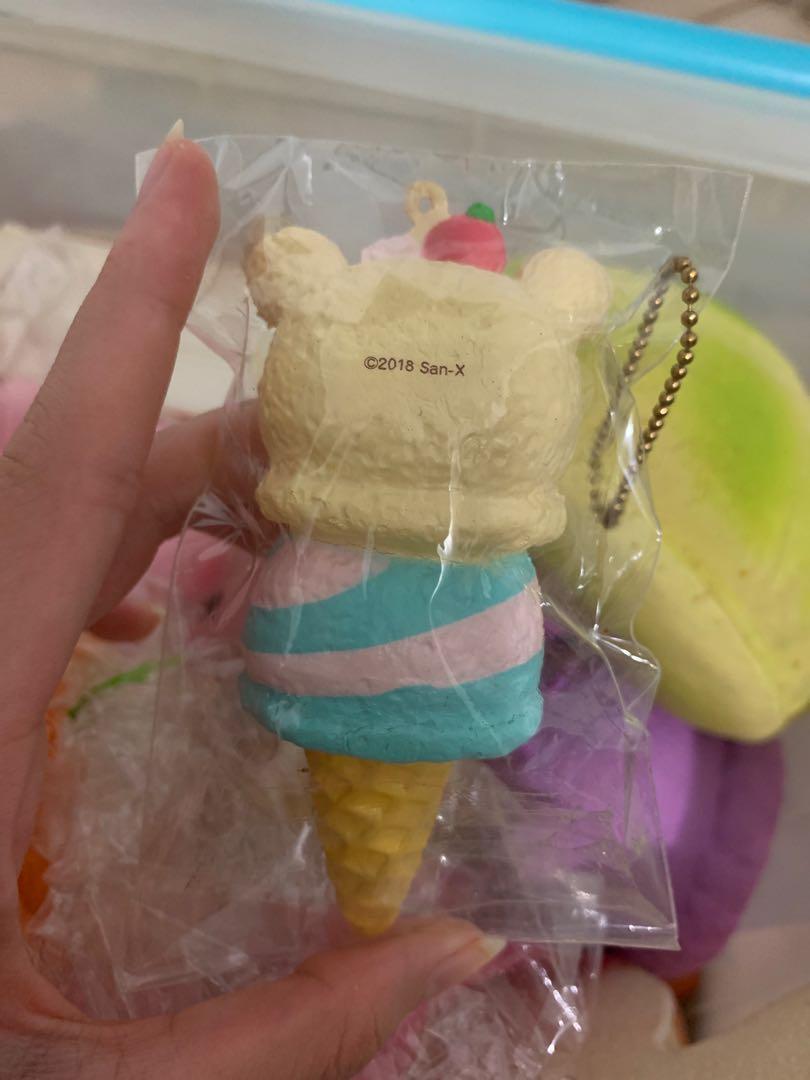 sanrio rilakkuma ice cream squishy (SQUISHY CLEARANCE), Hobbies & Toys
