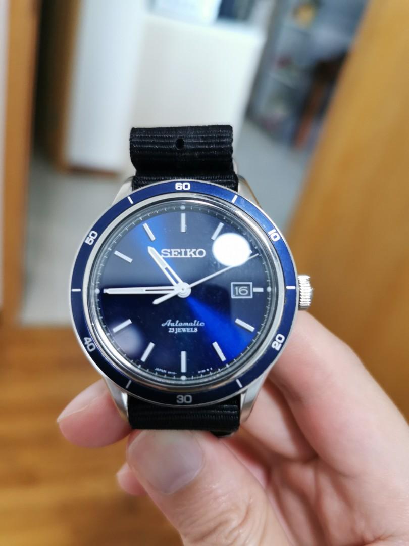 Seiko sarg015 rare JDM model 6R15 sunburst blue dial Luxury
