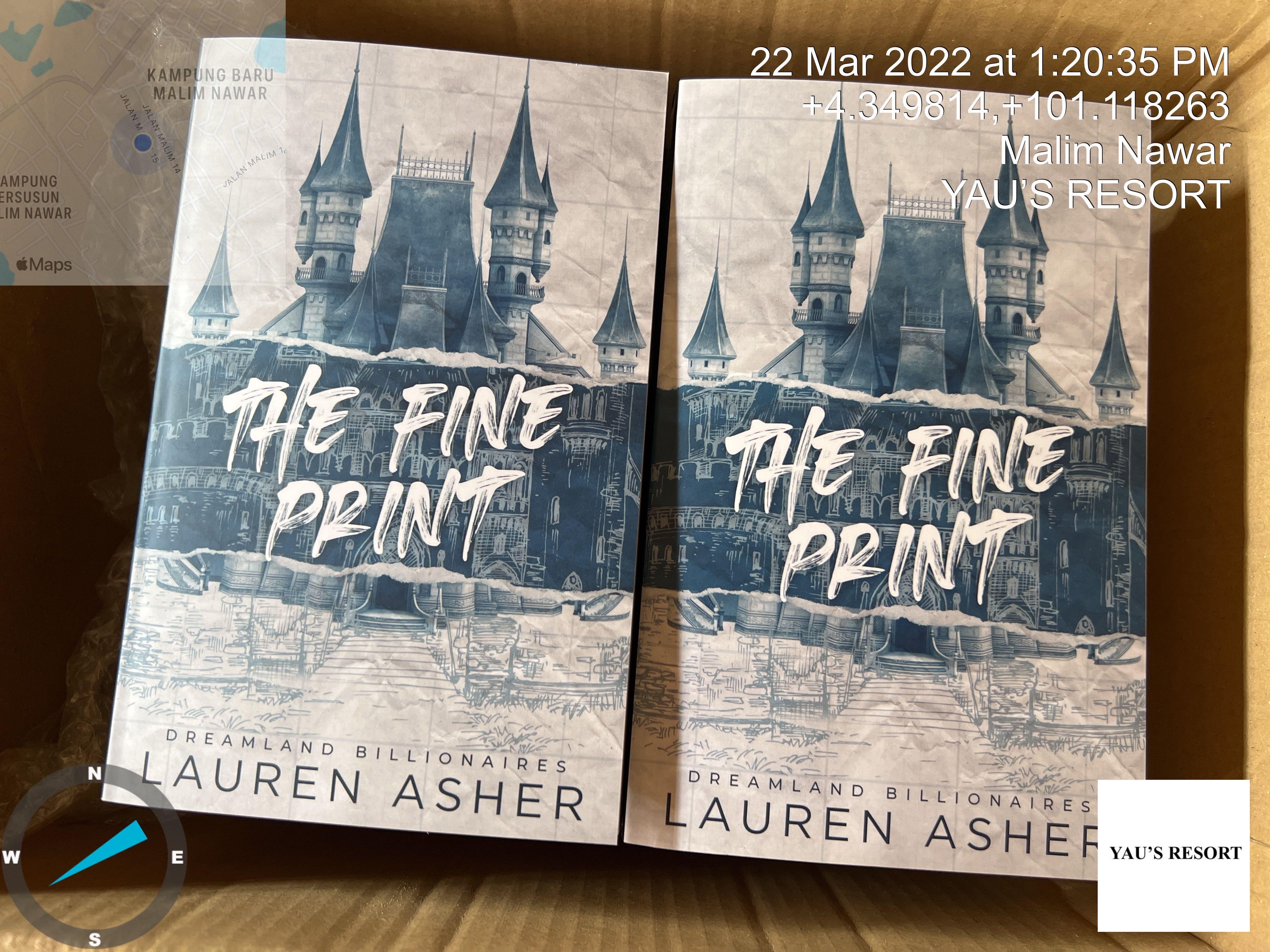 The Fine Print - (Dreamland Billionaires) by Lauren Asher (Paperback)